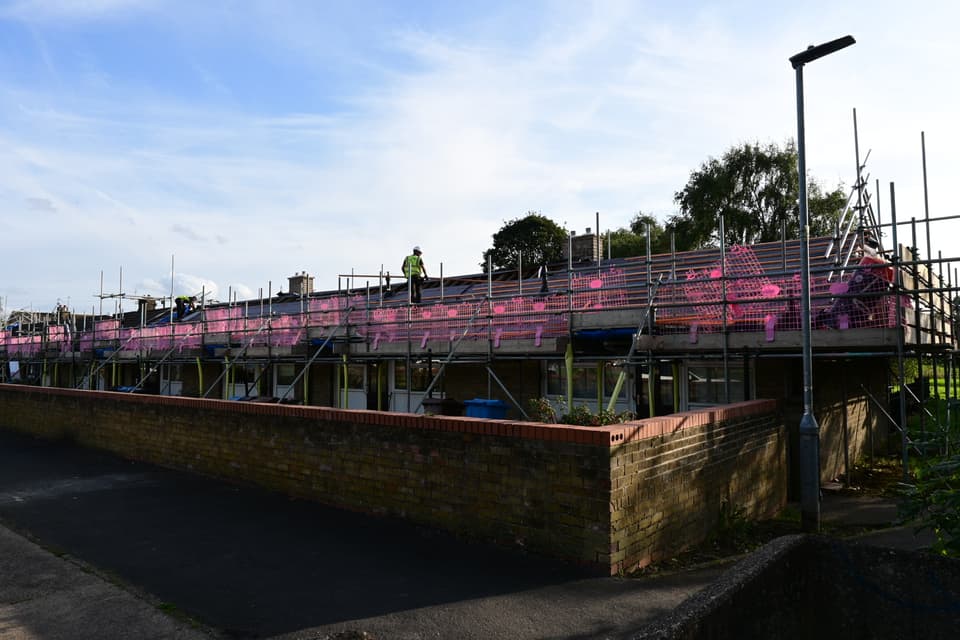 Garrick Close, Kingston upon Hull: bungalow renovations, September 2023