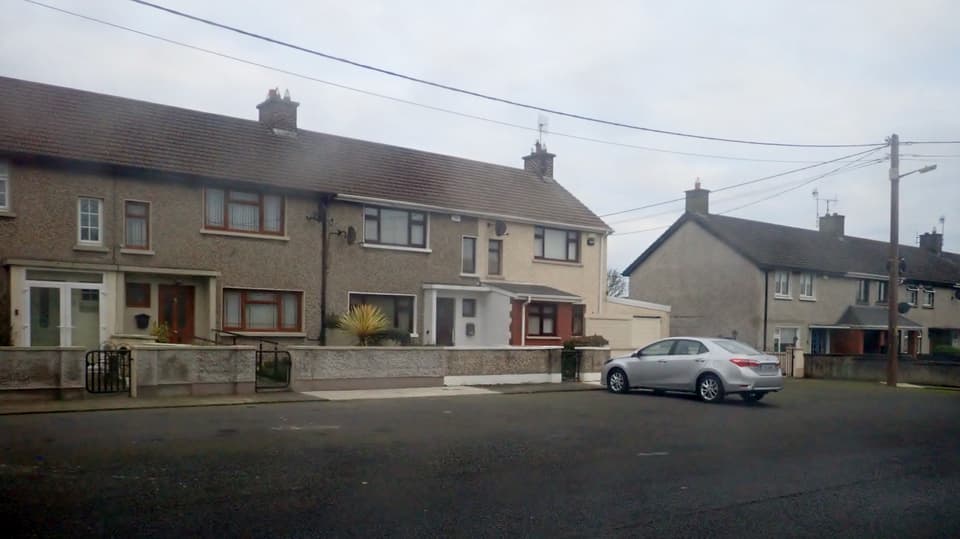 Houses in St Fursey's Terrace, Blackrock