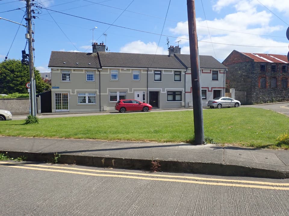 Terraced housing at the junction of John Street and Patrick Street, Dundalk